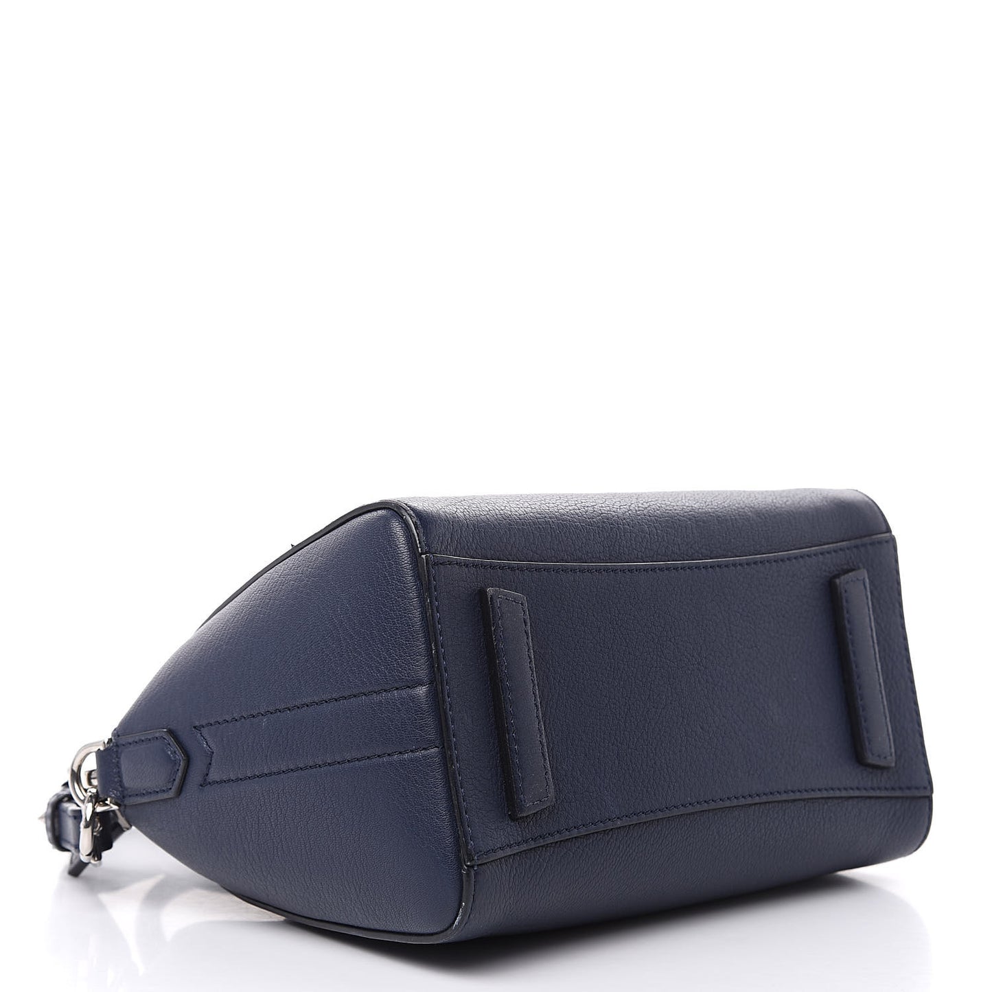 Sugar Goatskin Mini Antigona Navy