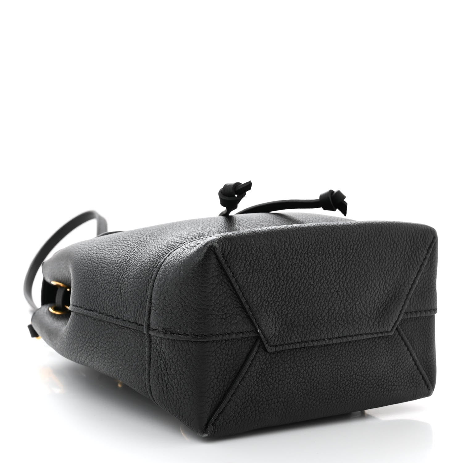 Louis Vuitton Calfskin Lockme Mini Backpack Black 4 of 10
