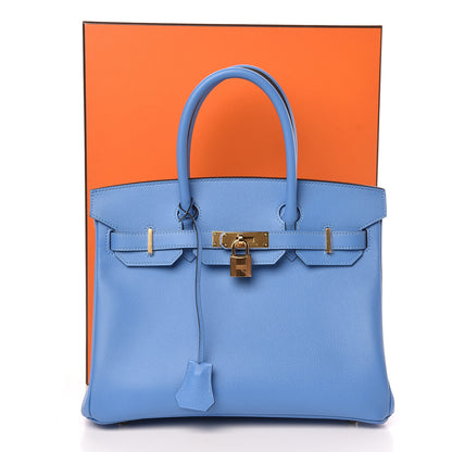 Hermes Epsom Birkin 30 Bleu Paradis 33 of 33