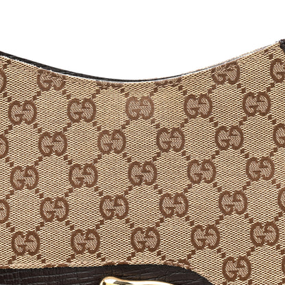 Gucci Monogram Hasler Hobo Dark Brown 7 of 10