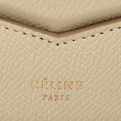Celine Grained Calfskin Compact Trotteur Linen 7 of 7