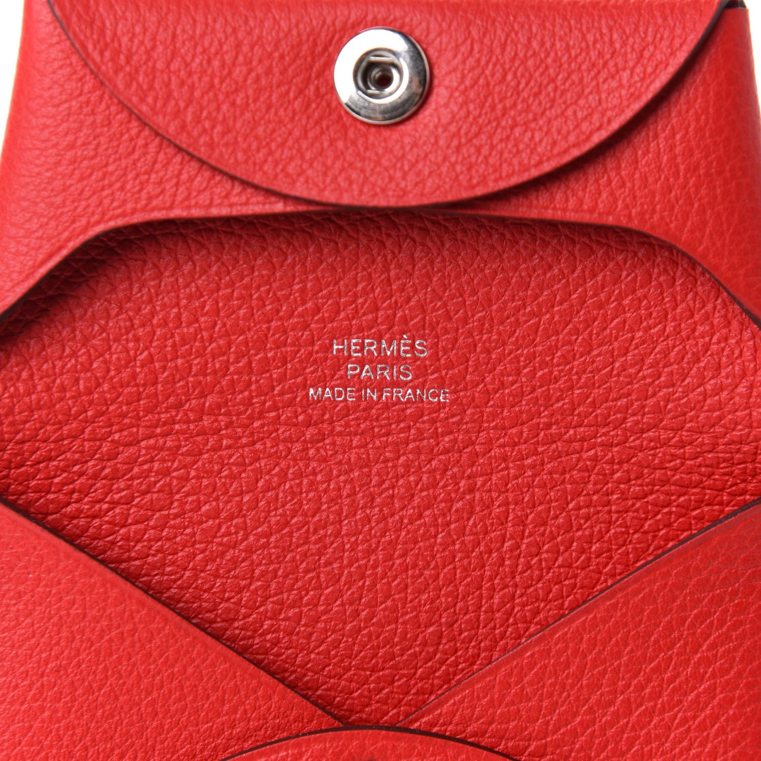 Hermes Evercolor Bastia Coin Purse Rouge De Coeur 6 of 10