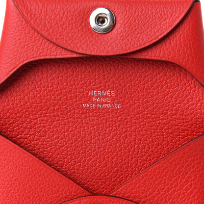 Hermes Evercolor Bastia Coin Purse Rouge De Coeur 6 of 10