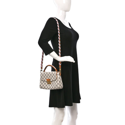 Louis Vuitton Damier Azur Braided Croisette Rose 2 of 8