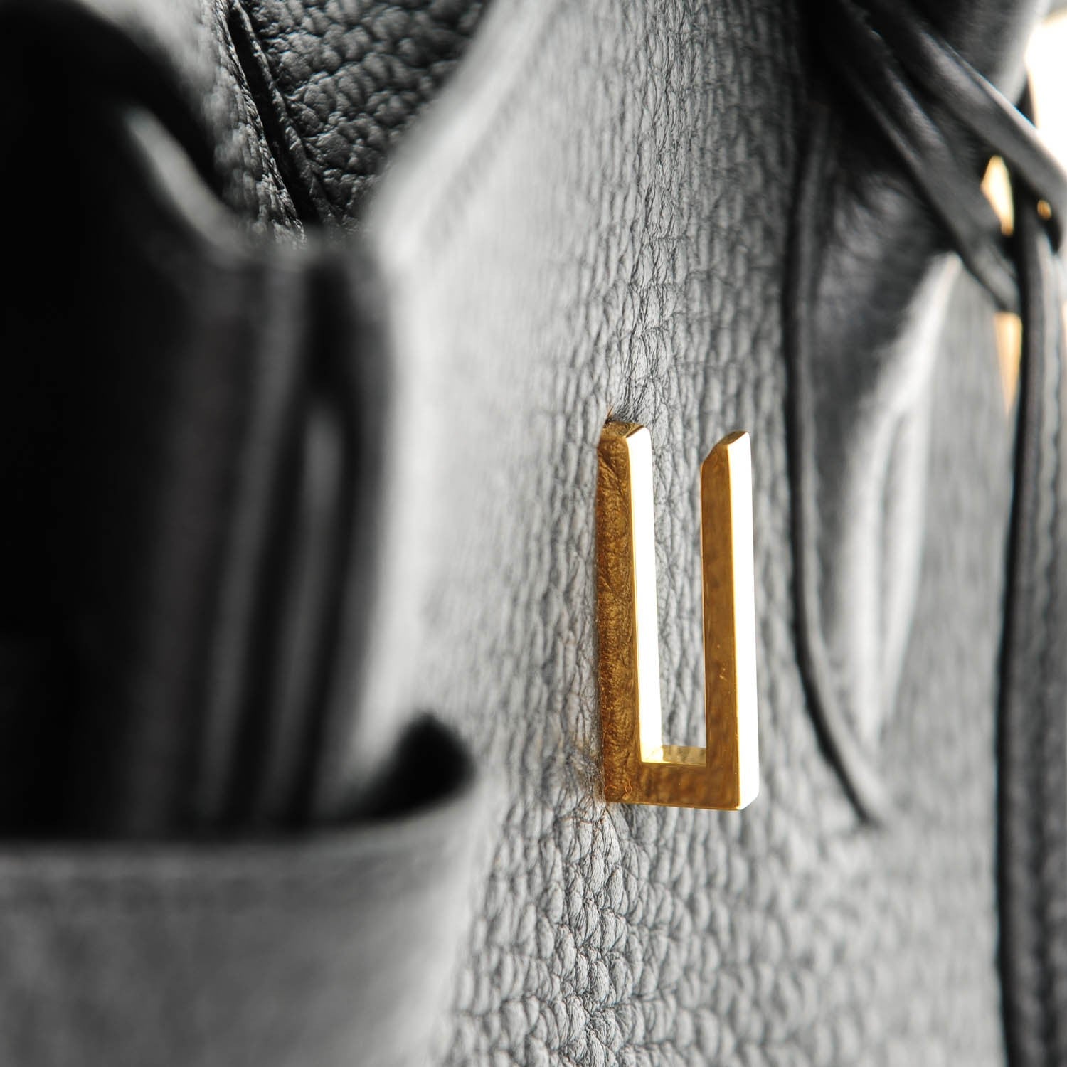 Hermes Taurillon Clemence Birkin 35 Black 16 of 24
