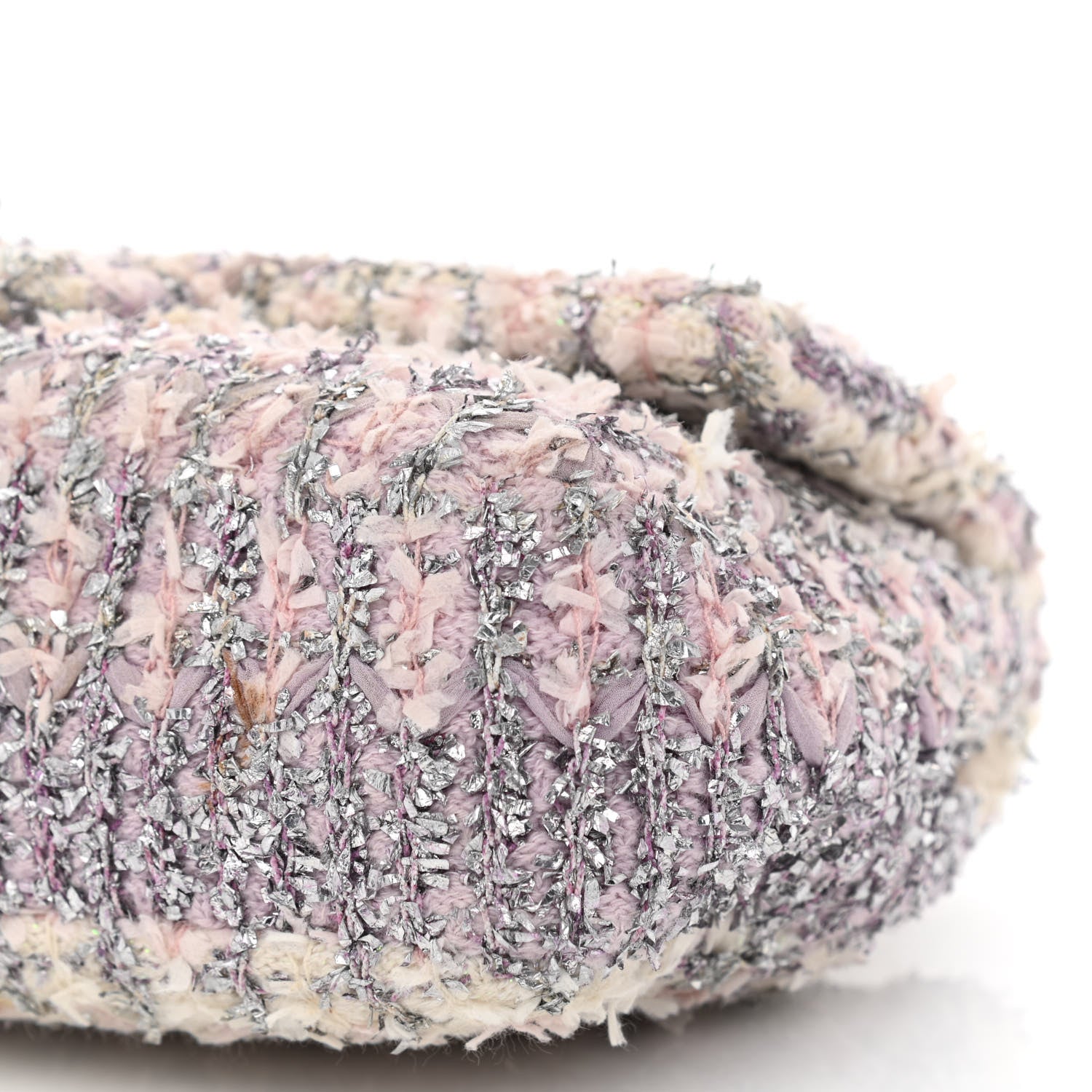 Chanel Tweed Medium Single Flap Pink 10 of 11