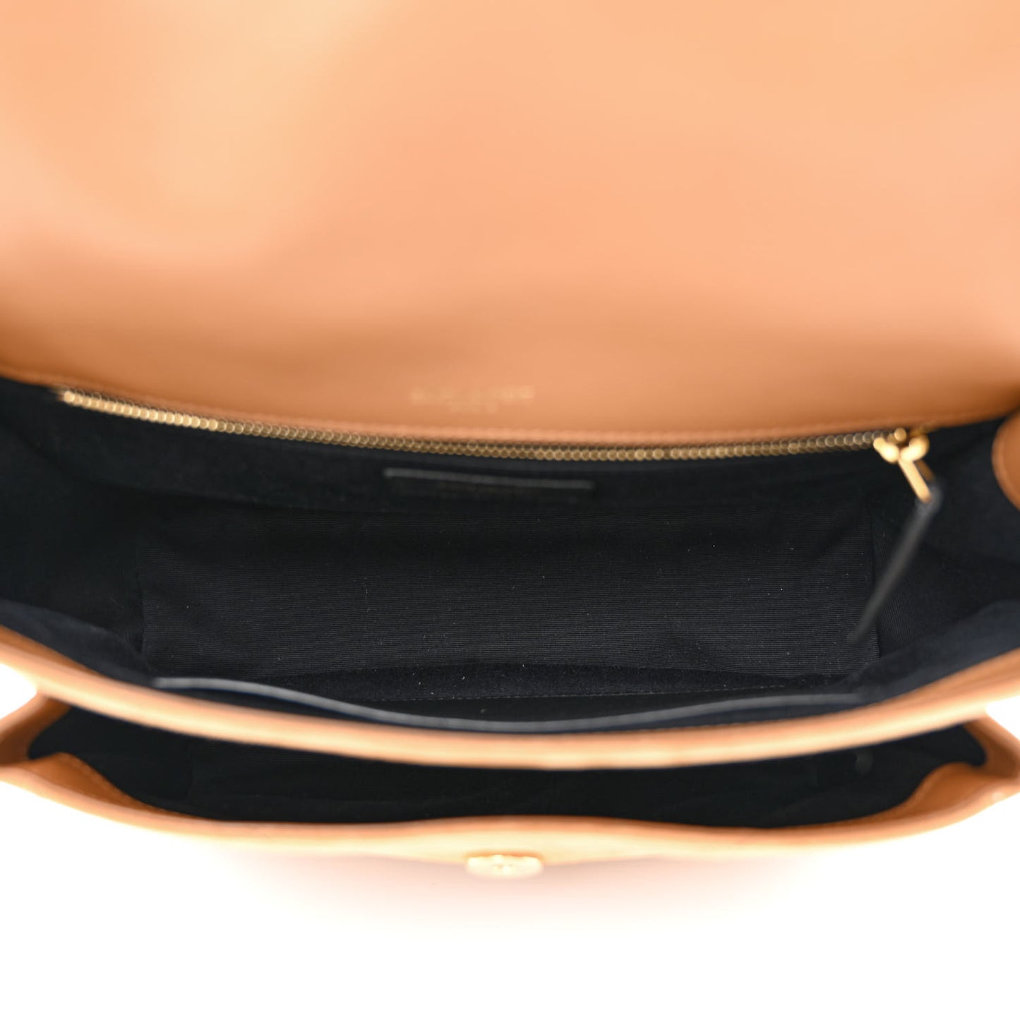 Suede Monogram Medium Niki Chain Satchel Cinnamon