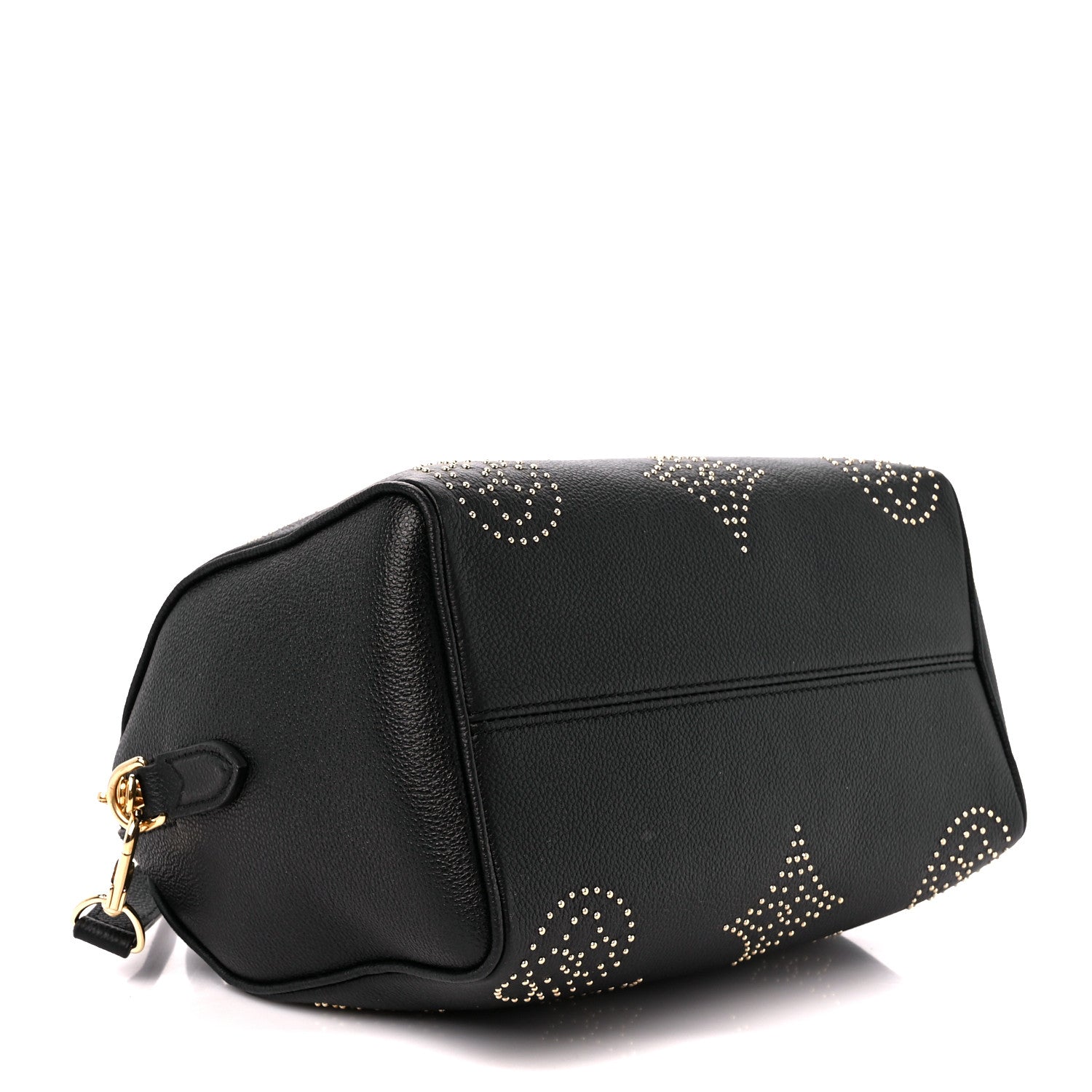 Louis Vuitton Empreinte Monogram Giant Studded Speedy Bandouliere 25 Black 4 of 12