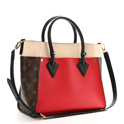 Louis Vuitton Calfskin Monogram On My Side Pirate Red 3 of 9