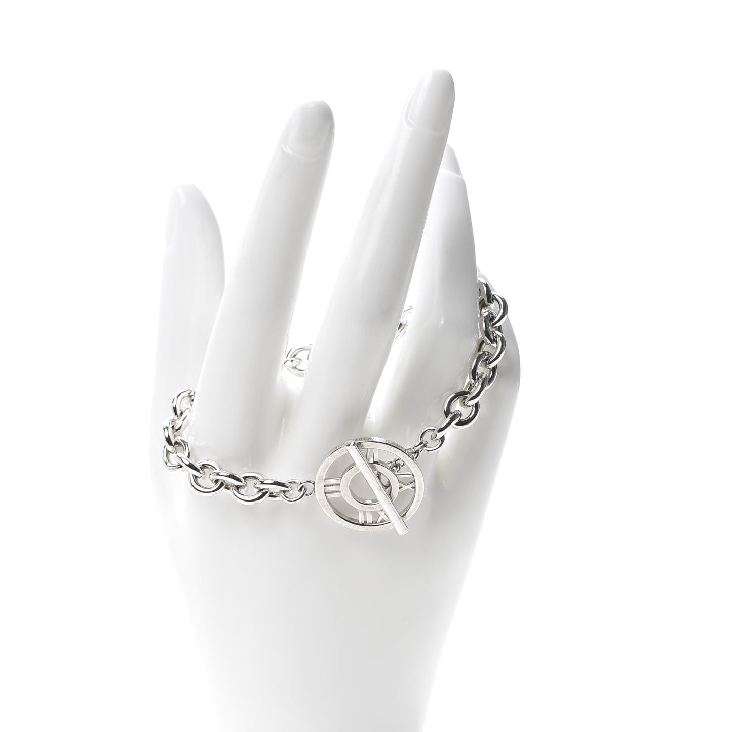 Sterling Silver Atlas Toggle Bracelet