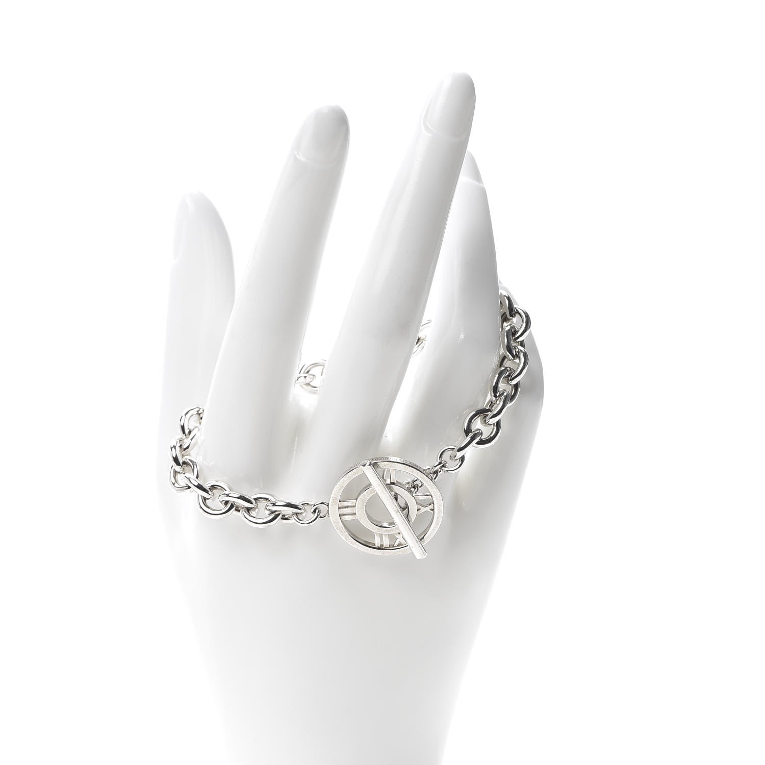 Tiffany Sterling Silver Atlas Toggle Bracelet 2 of 4