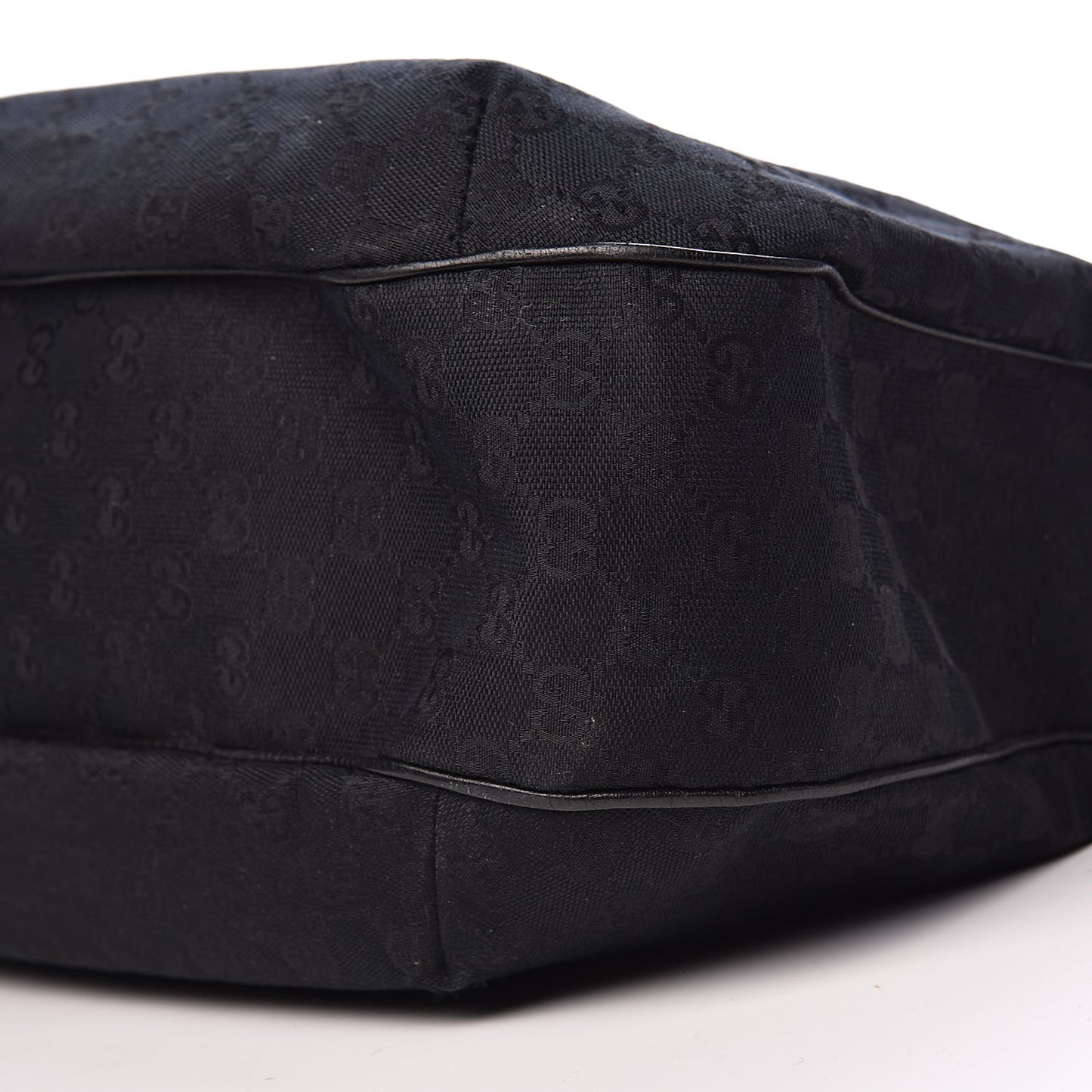 Monogram Large New Ladies Web Hobo Black