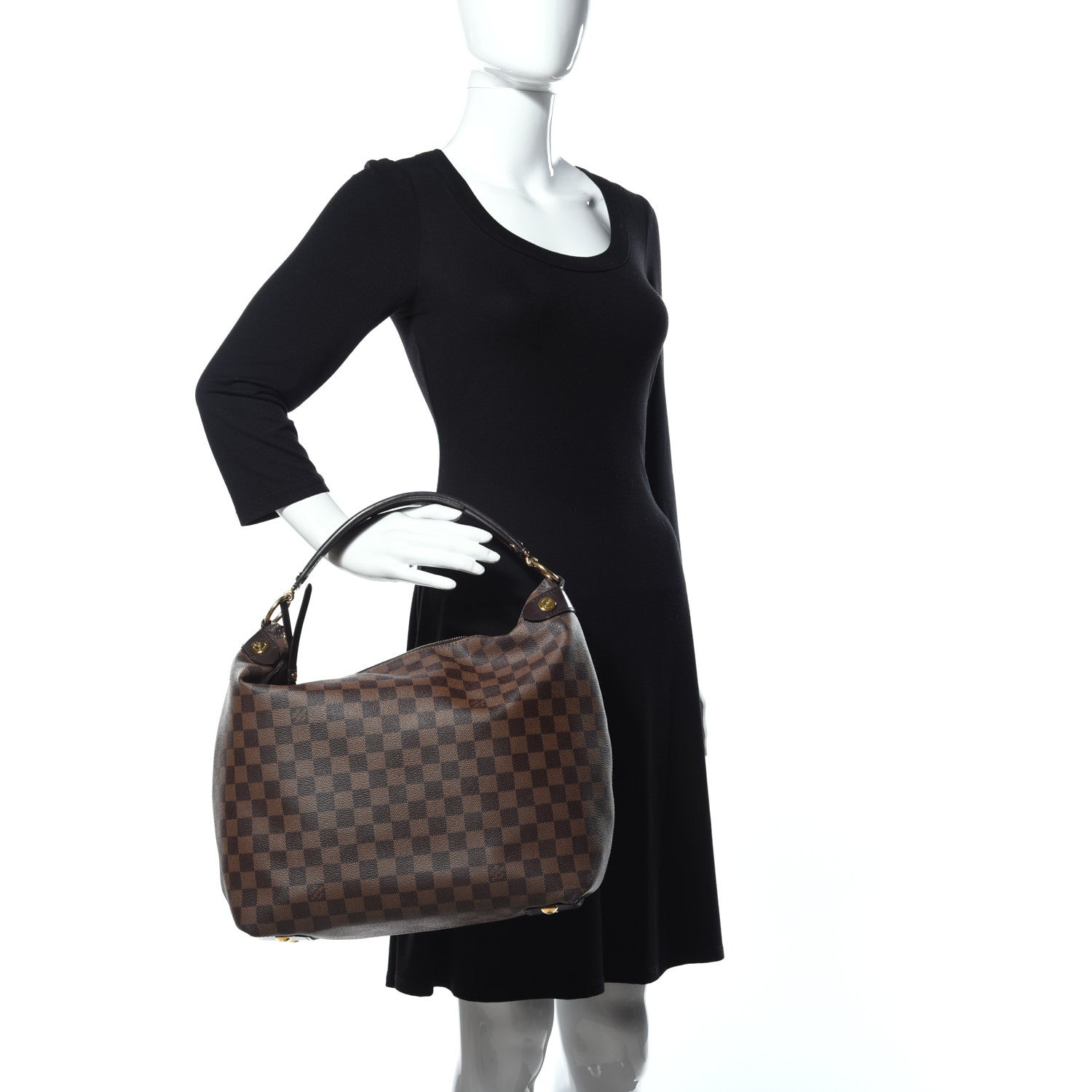 Louis Vuitton Damier Ebene Duomo Hobo 2 of 8