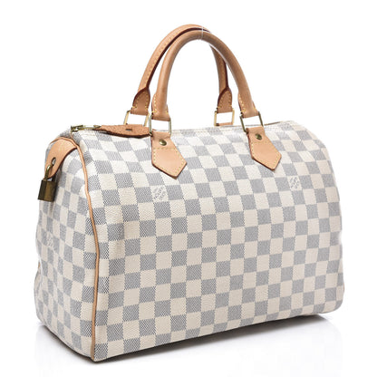 Louis Vuitton Damier Azur Speedy 30 2 of 13