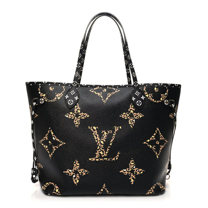 Louis Vuitton Monogram Giant Jungle Neverfull MM Black 1 of 9
