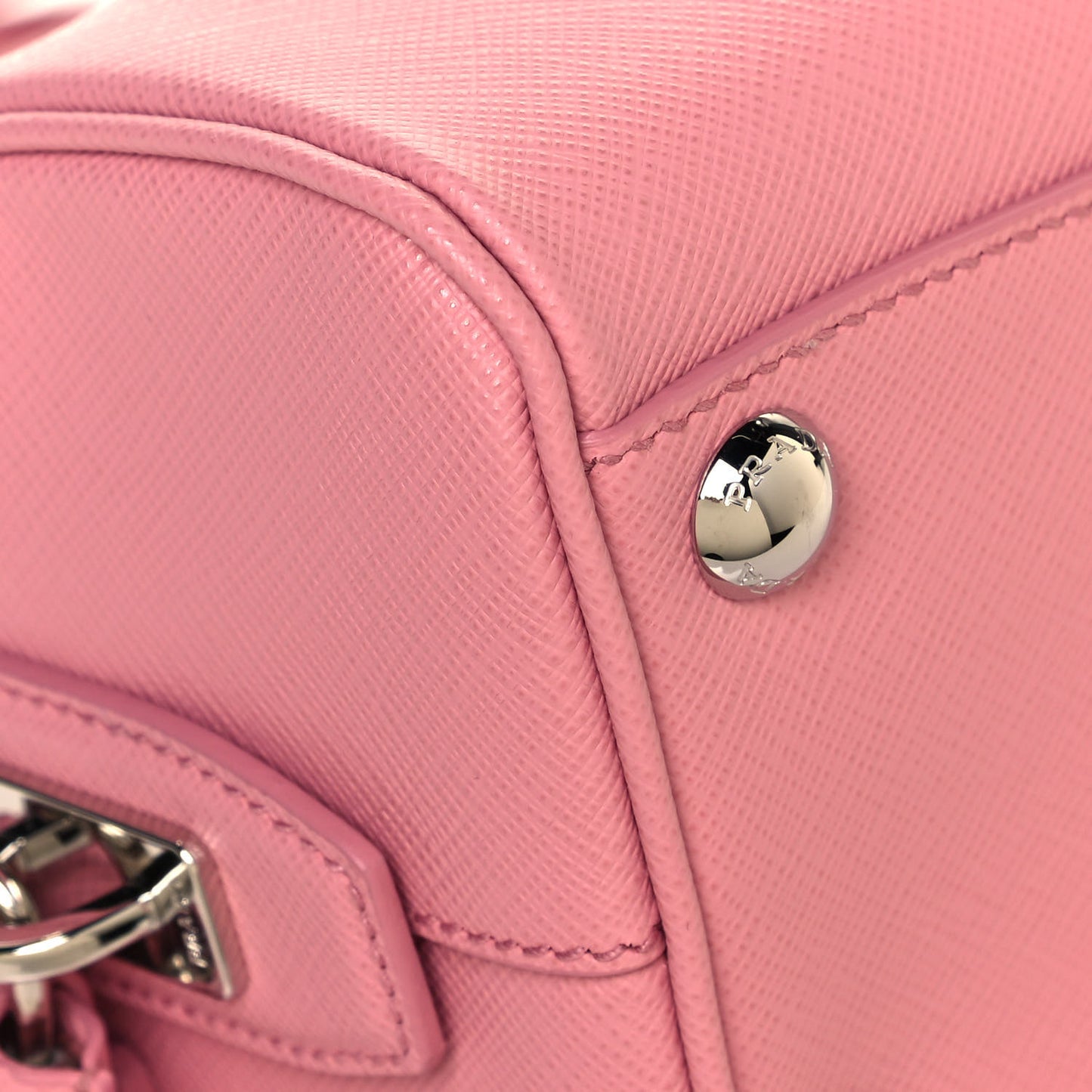 Saffiano Lux Top Handle Crossbody Bag Petalo