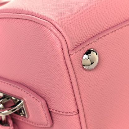 Prada Saffiano Lux Top Handle Crossbody Bag Petalo 8 of 11