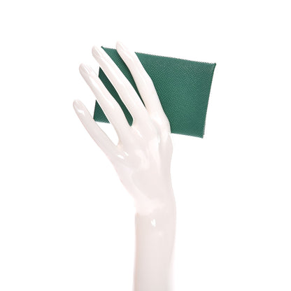 Hermes Epsom Calvi Card Case Vert Vertigo 2 of 8