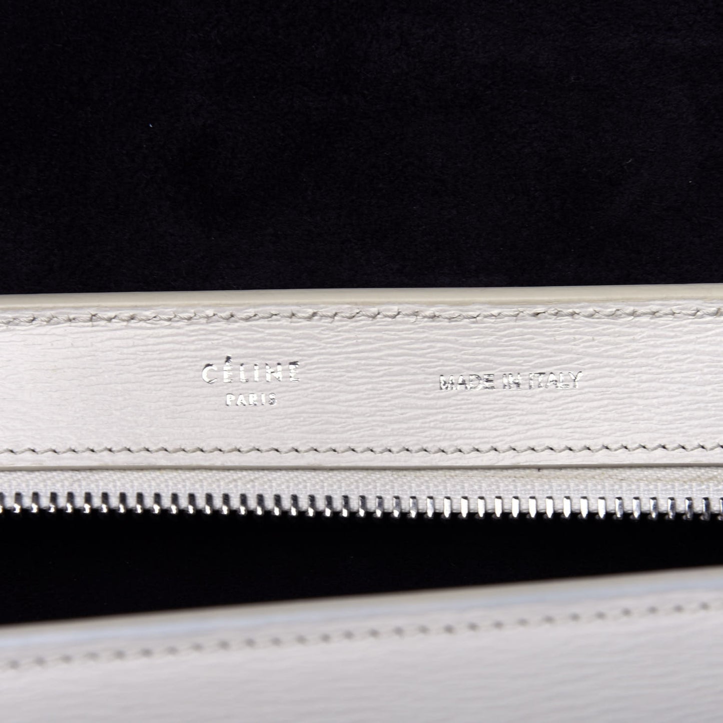 Liege Calfskin Small Trapeze White