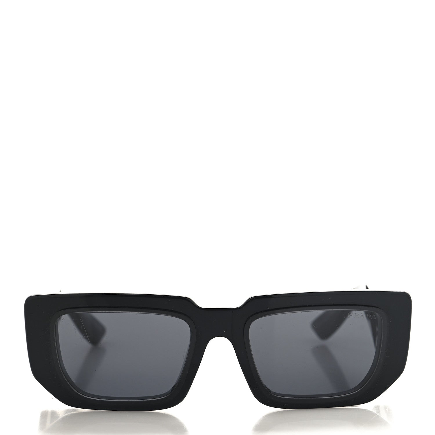 Prada Acetate Symbole Sunglasses SPR 17W Black 2 of 7