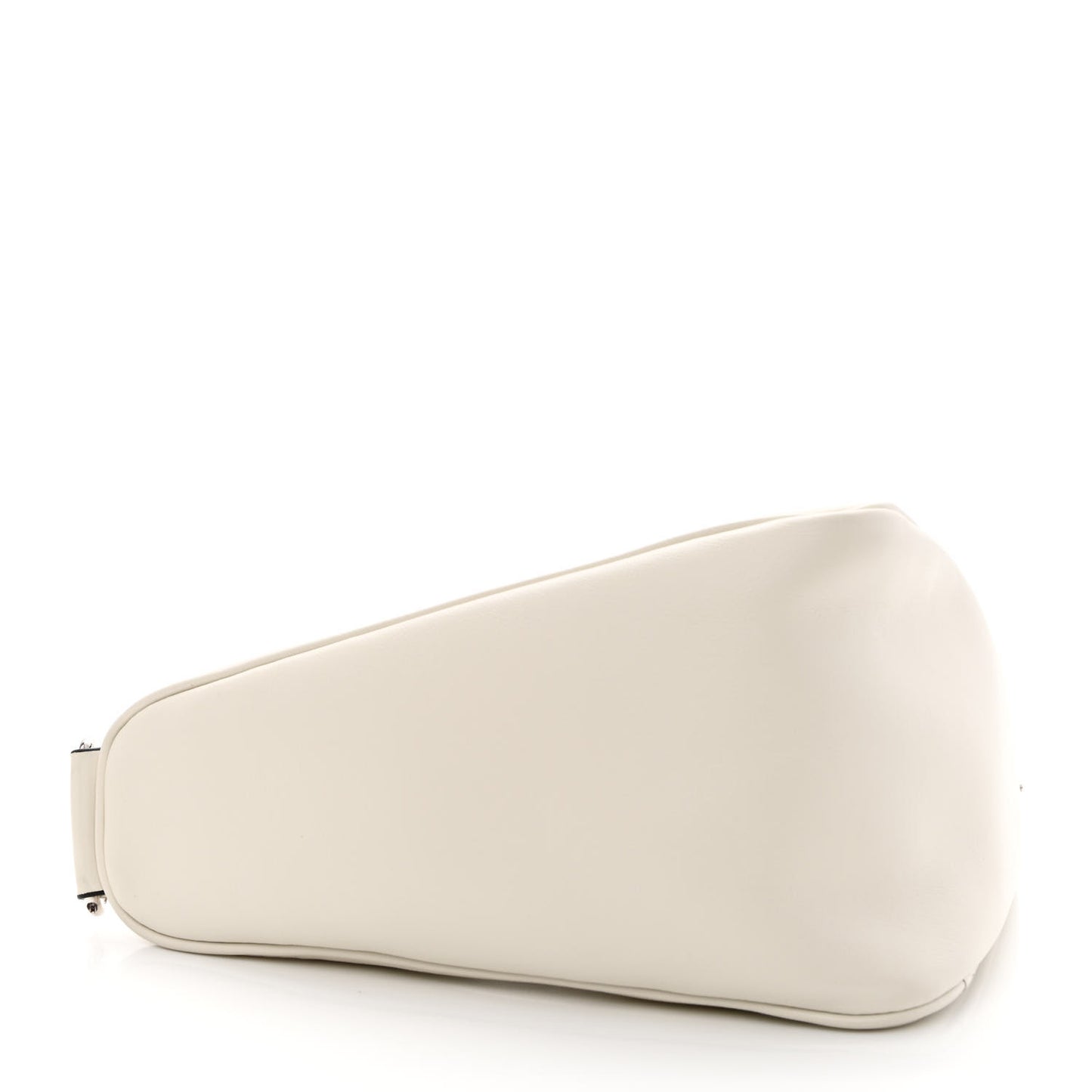 Grace Lux Triangle Shoulder Bag White