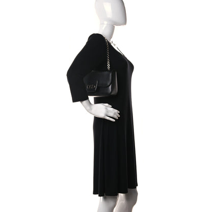 Salvatore Ferragamo Printed Calfskin Rory Shoulder Bag Black 2 of 12