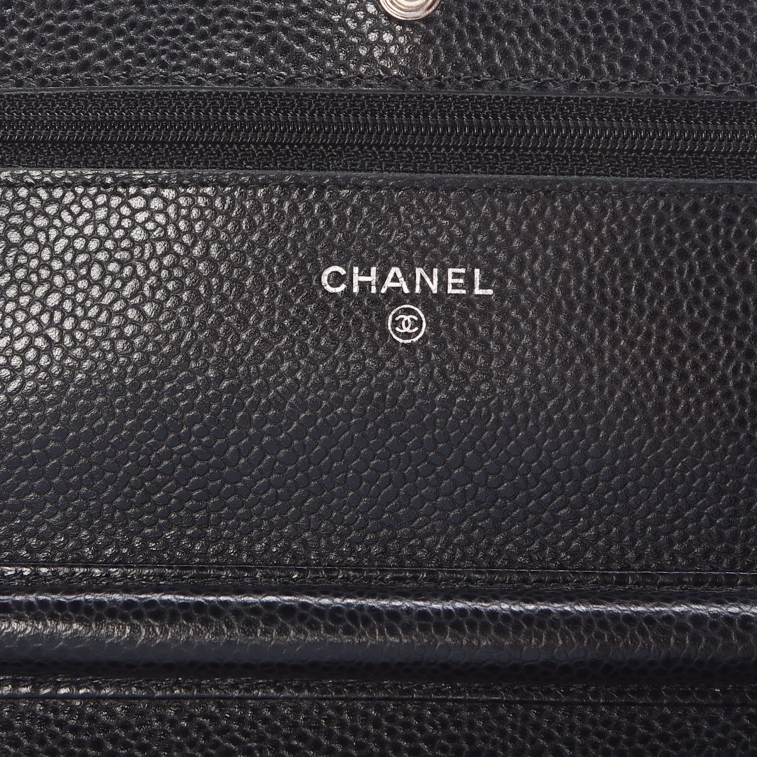 Chanel Caviar Quilted Wallet On Chain WOC Black 6 of 11