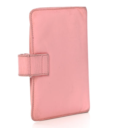 Chanel Grained Calfskin CC Button Pocket Agenda Cover Pink 3 of 28