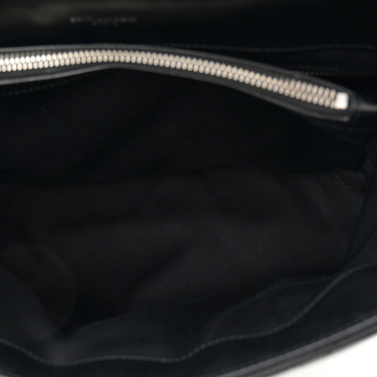 Calfskin Y Quilted Monogram Medium Loulou Chain Satchel Black
