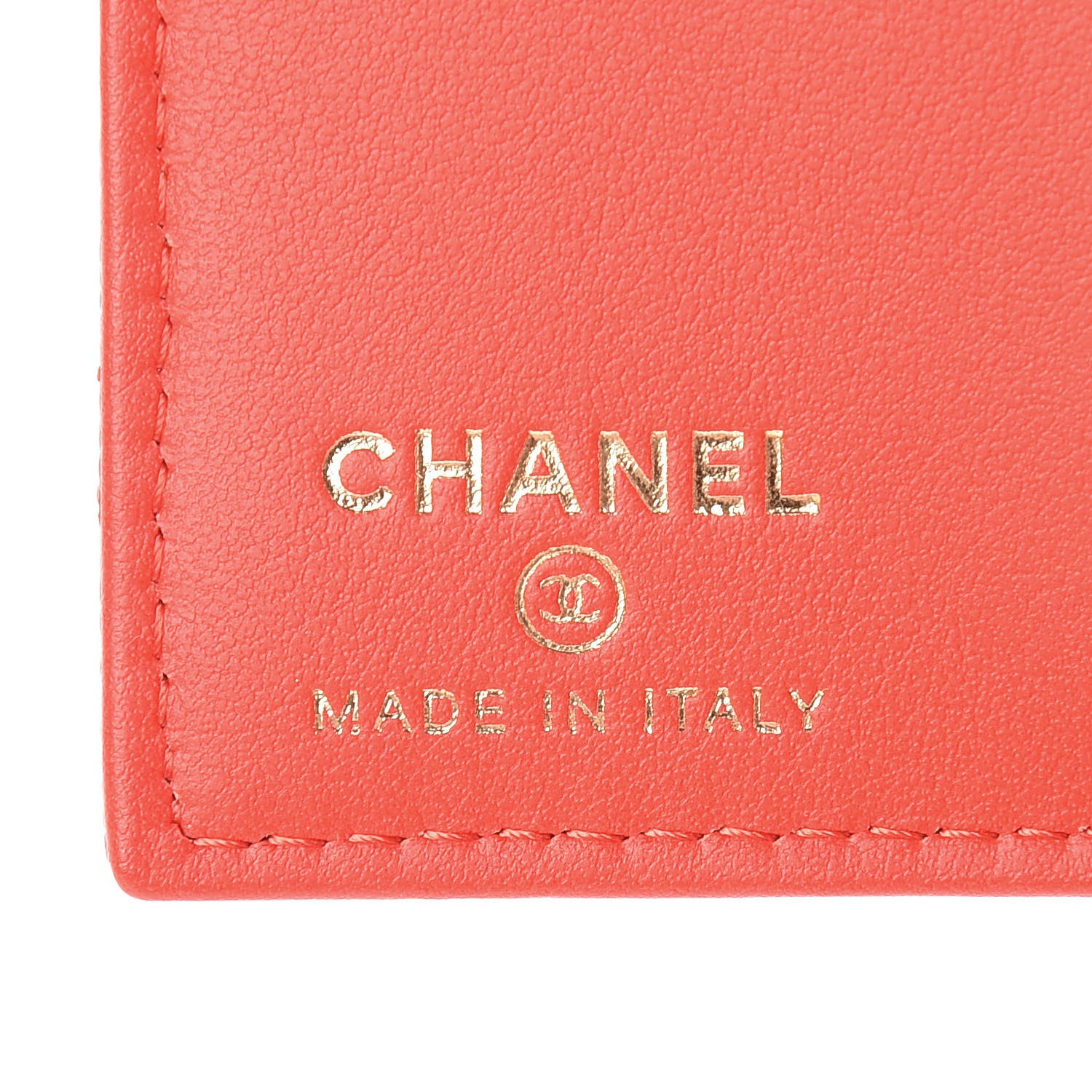Chanel Caviar Quilted Card Holder Wallet Red 5 of 8