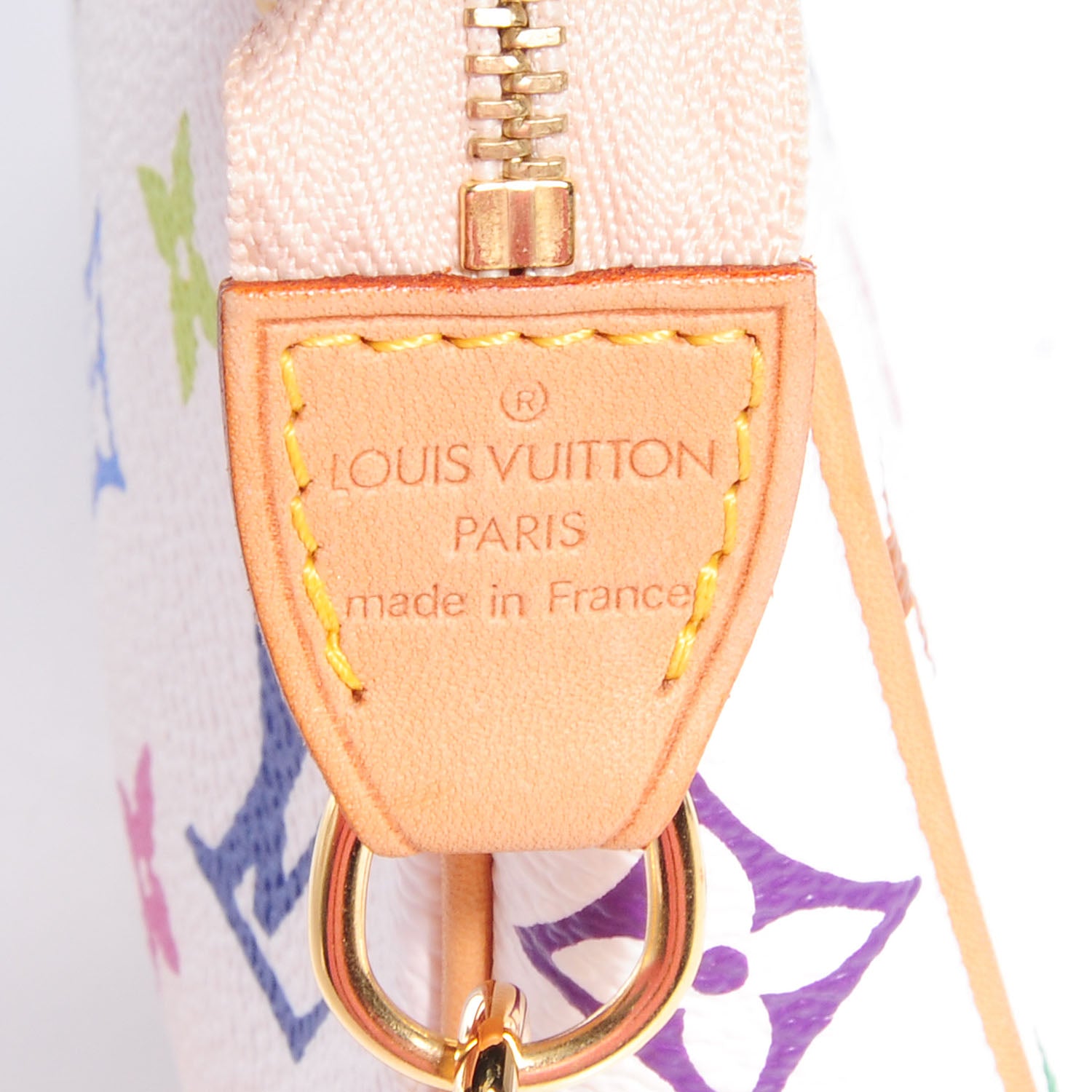 Louis Vuitton Monogram Multicolor Pochette Accessories White 7 of 7