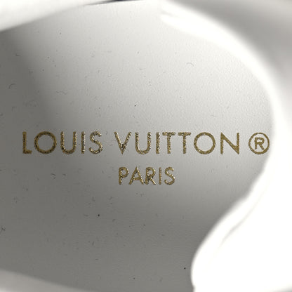 Louis Vuitton Calfskin Monogram Debossed Time Out Sneakers 38 White 8 of 8