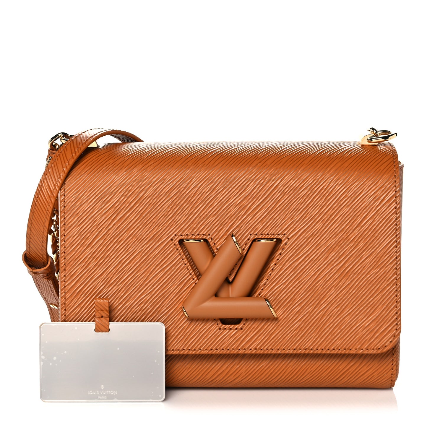 Epi Twist Shoulder Bag MM Gold Miel
