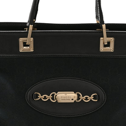 Gucci Monogram Large Punch Tote Black 8 of 10