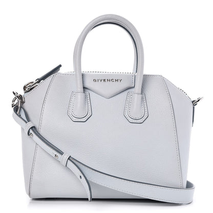 Givenchy Sugar Goatskin Mini Antigona Light Blue 1 of 10