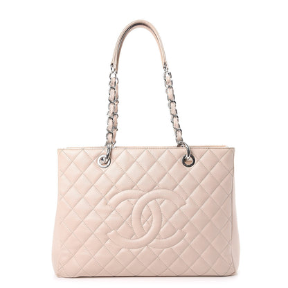 Chanel Caviar Quilted Grand Shopping Tote GST Light Pink 1 of 11