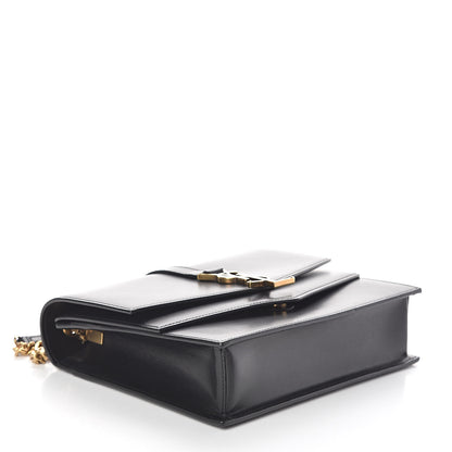 Saint Laurent Smooth Calfskin Medium Sulpice Monogram Shoulder Bag Black 4 of 8