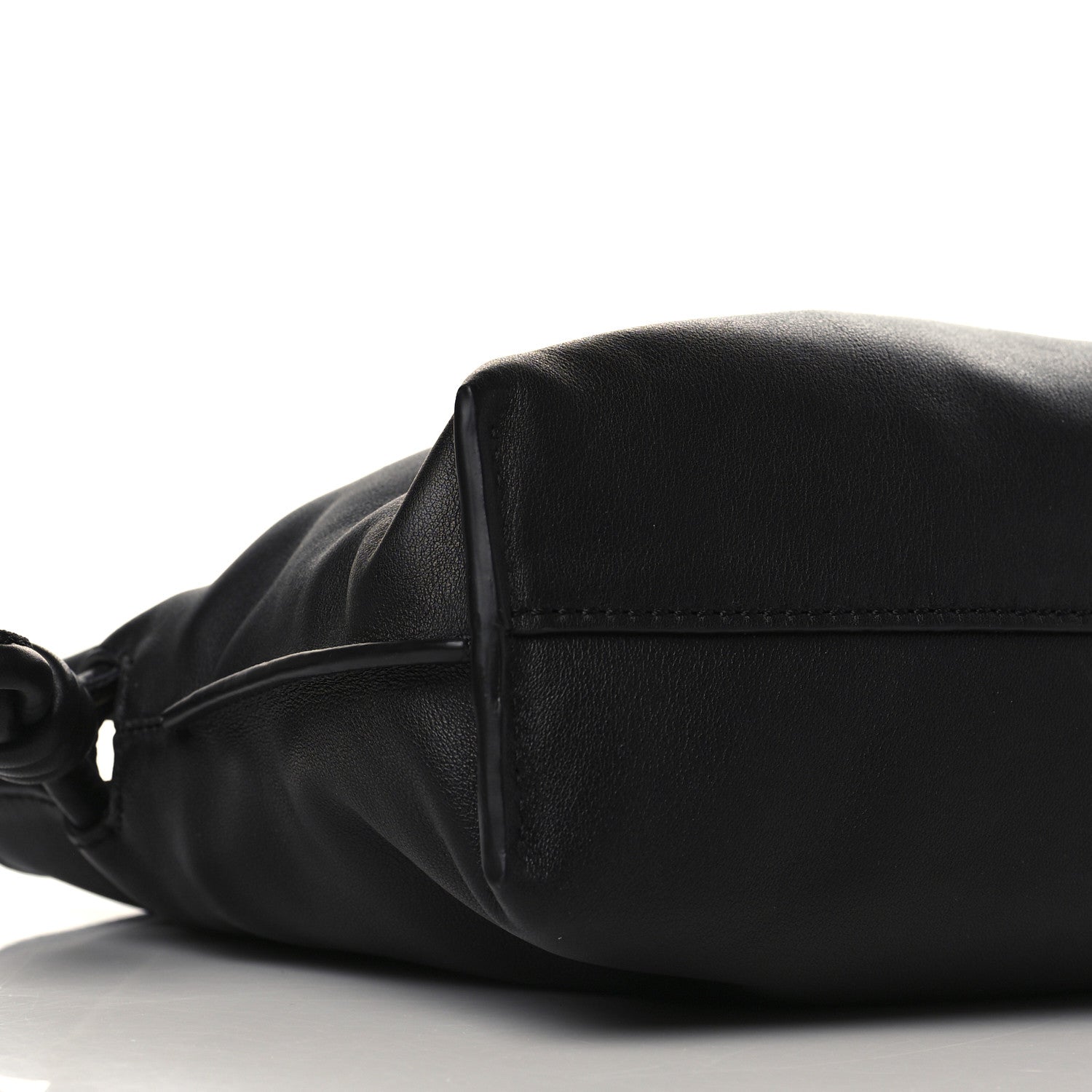 Loewe Nappa Calfskin Mini Flamenco Knot Clutch With Chain Black 8 of 9