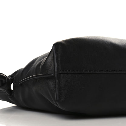 Loewe Nappa Calfskin Mini Flamenco Knot Clutch With Chain Black 8 of 9