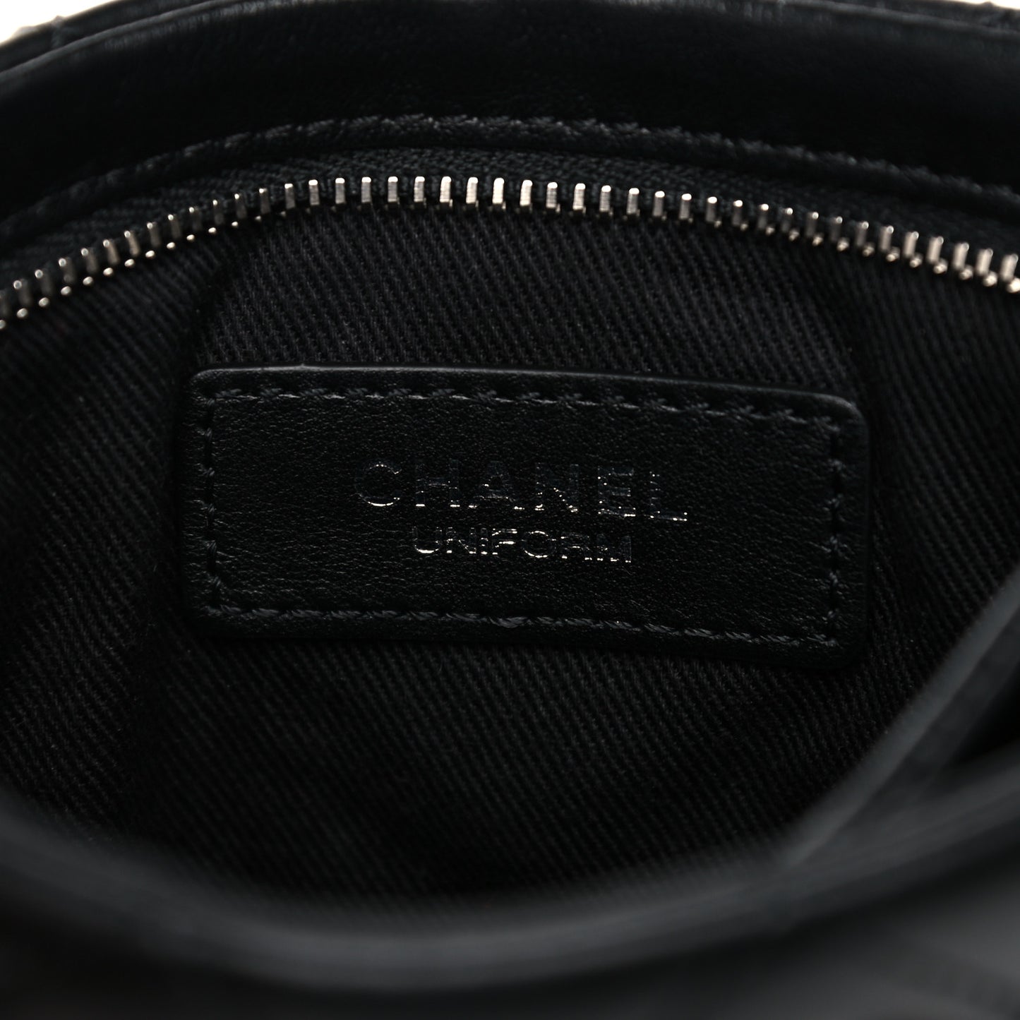 Lambskin Quilted Crossbody Bag Black