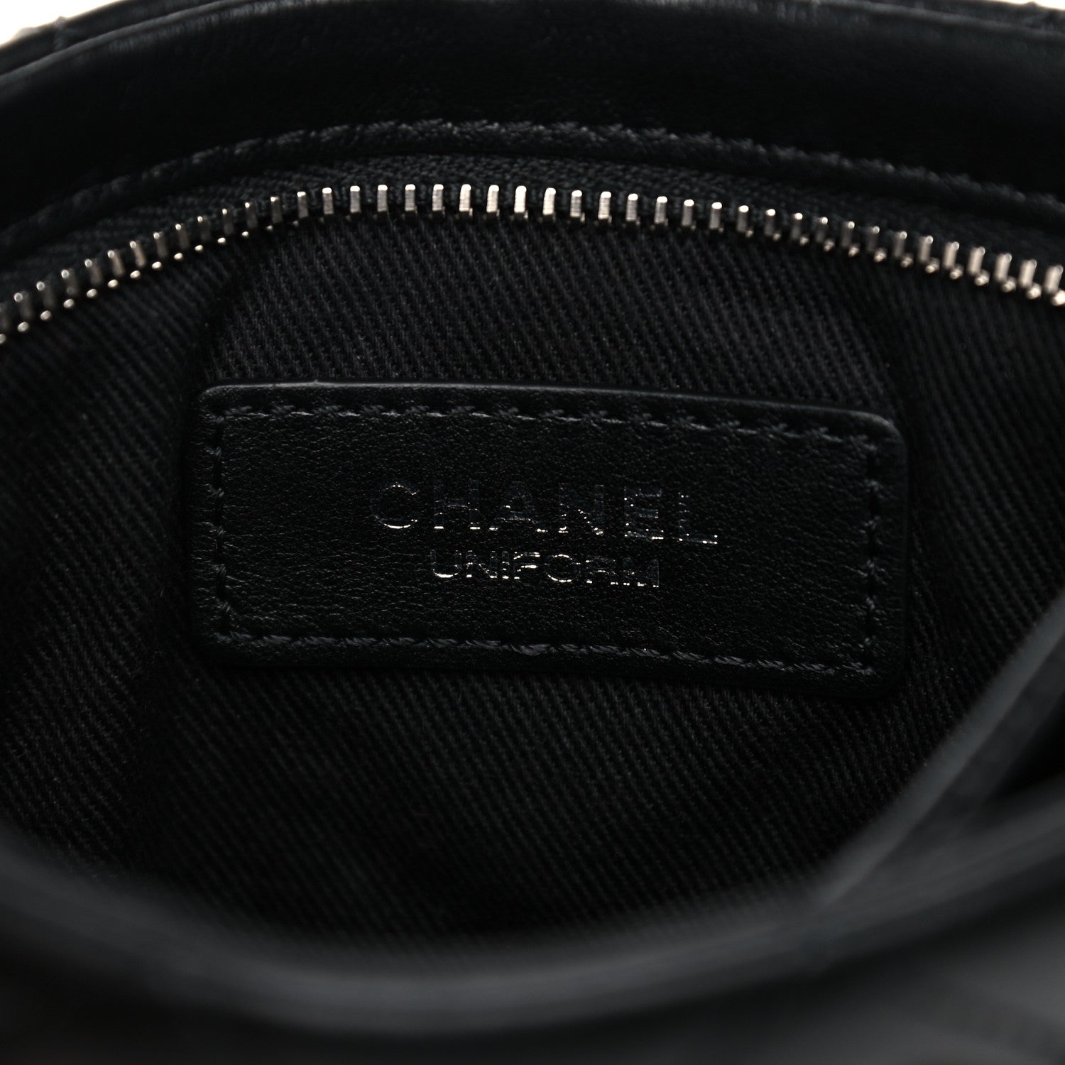 Chanel Lambskin Quilted Crossbody Bag Black 5 of 9