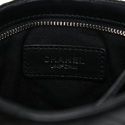 Chanel Lambskin Quilted Crossbody Bag Black 5 of 9