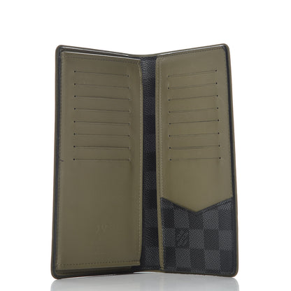 Louis Vuitton Damier Graphite Brazza Wallet Kaki 5 of 10