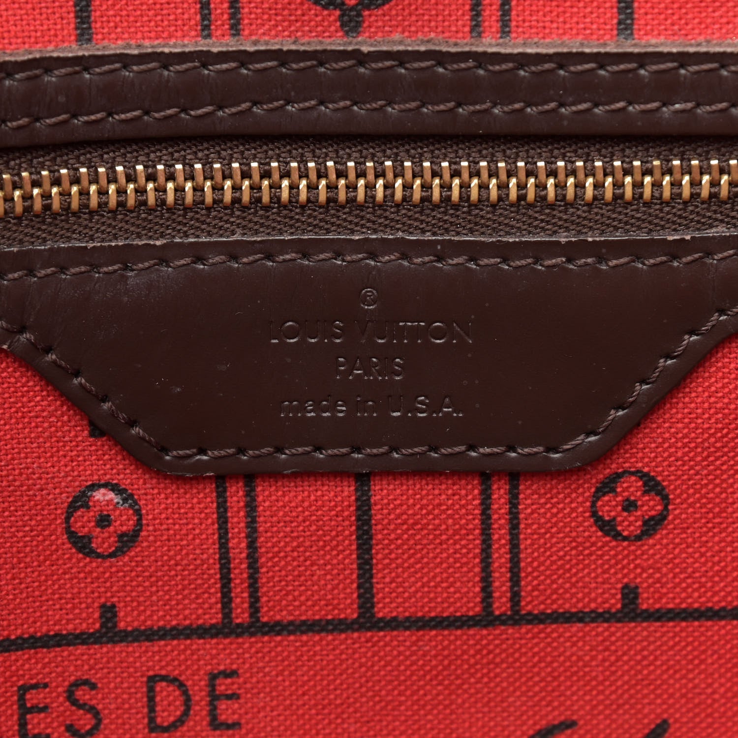 Louis Vuitton Damier Ebene Neverfull MM 6 of 19