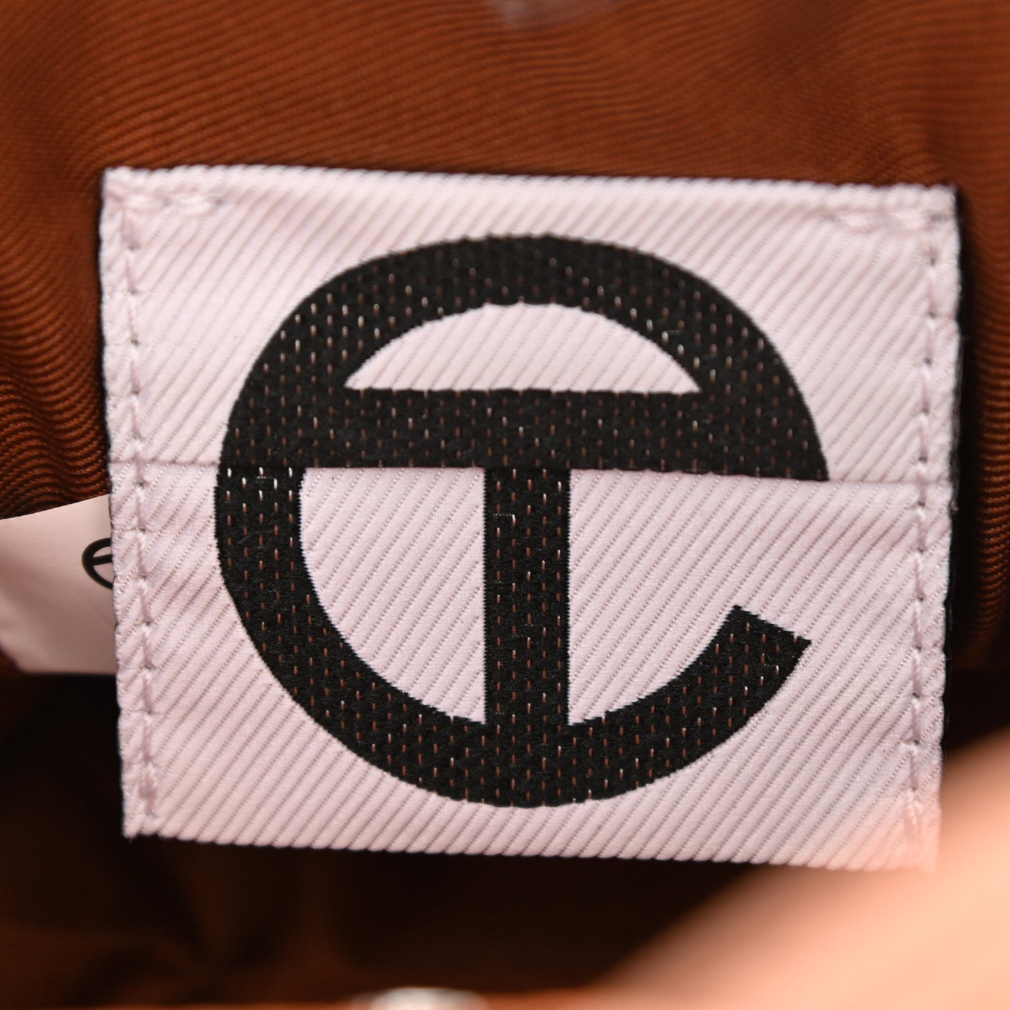 Vegan Leather Small Shopping Bag Tan