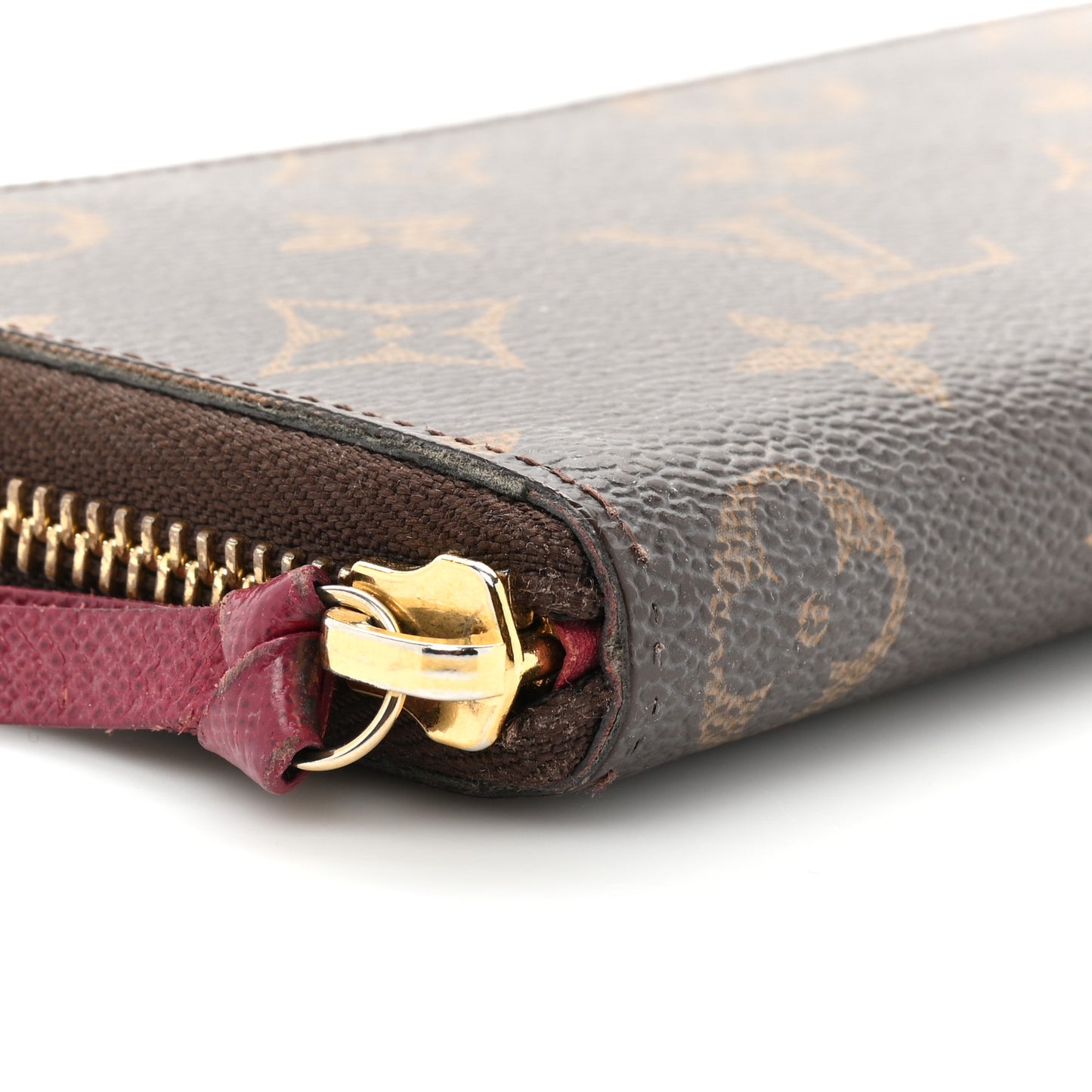 Monogram Clemence Wallet Fuchsia