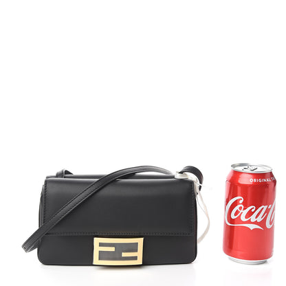 Fendi Vitello Grace Matte Duo Baguette Black 11 of 12