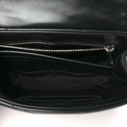 Saint Laurent Calfskin Y Quilted Monogram Toy Loulou Crossbody Bag Black 4 of 11
