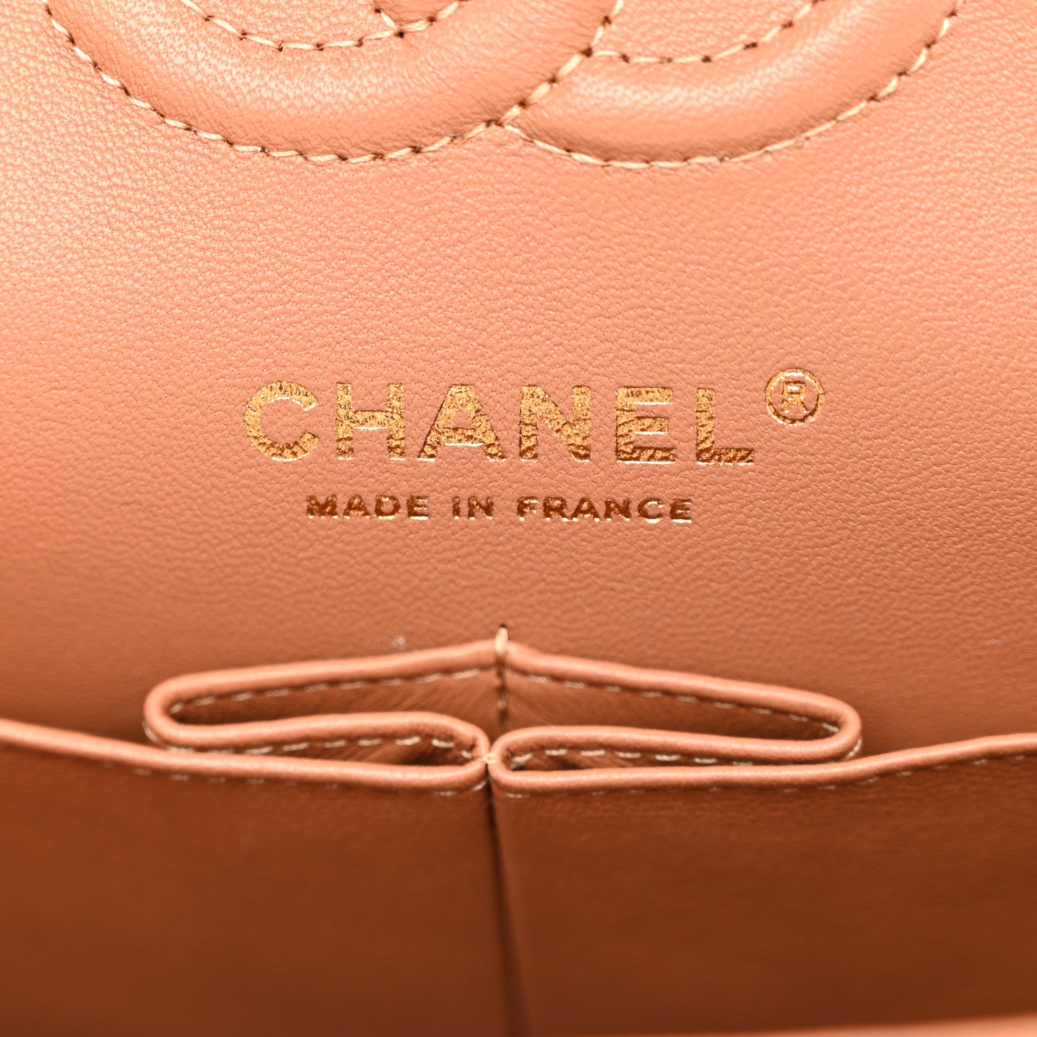 Chanel Lambskin Quilted Small Double Flap Brown 6 of 11