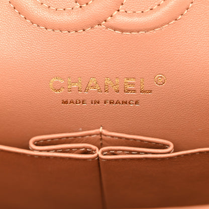 Chanel Lambskin Quilted Small Double Flap Brown 6 of 11